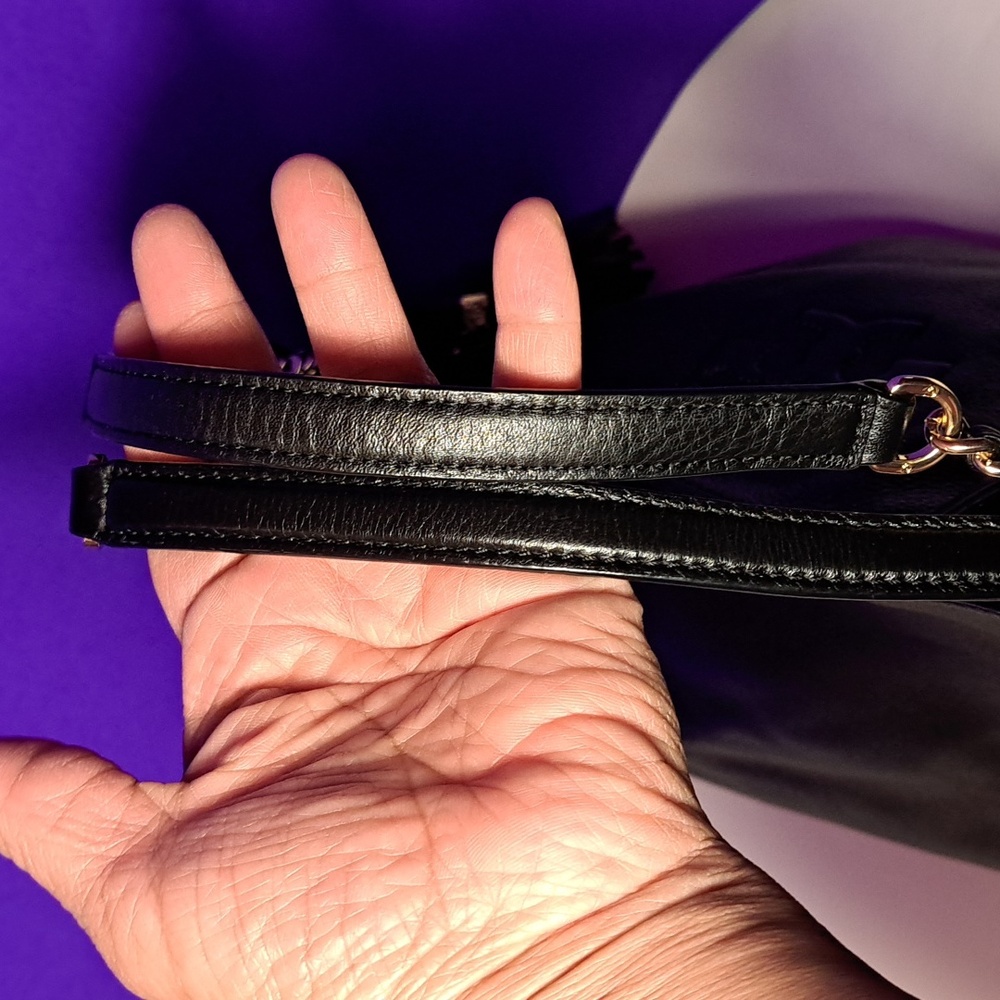 Tory Burch Thea Slouchy Chain Tote Beautiful🖤 - Picture 8 of 13